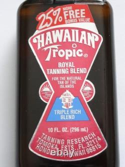 Vintage Hawaiian Tropic Tanning Oil Royal Triple Rich Blend Oil Bnos! Very Rare