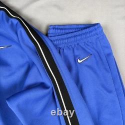 Vintage Nike 90's Nylon TrackSuit Pants Jacket Swoosh Logo Very Rare Penny Royal