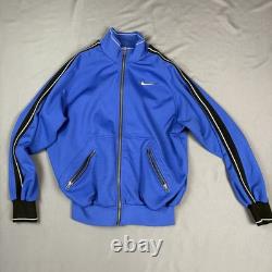 Vintage Nike 90's Nylon TrackSuit Pants Jacket Swoosh Logo Very Rare Penny Royal
