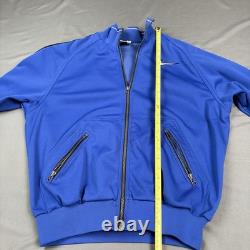 Vintage Nike 90's Nylon TrackSuit Pants Jacket Swoosh Logo Very Rare Penny Royal