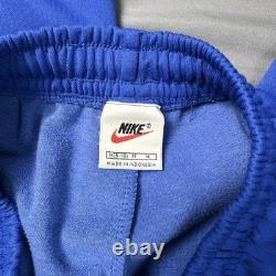 Vintage Nike 90's Nylon TrackSuit Pants Jacket Swoosh Logo Very Rare Penny Royal