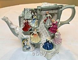 Vintage Paul Cardew Tiny Pretty Ladies Market Stall #1495 Mint Very Rare