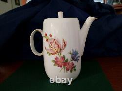 Vintage ROYAL WORCESTER Fine Porcelain PERSHORE 5 Cup Teapot Very Rare