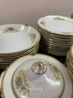 Vintage Royal China Japan Flowers / Very Rare / 71pcs