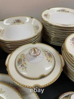 Vintage Royal China Japan Flowers / Very Rare / 74pcs