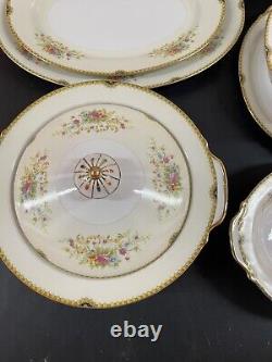 Vintage Royal China Japan Flowers / Very Rare / 74pcs