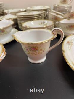 Vintage Royal China Japan Flowers / Very Rare / 74pcs