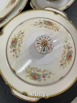 Vintage Royal China Japan Flowers / Very Rare / 74pcs