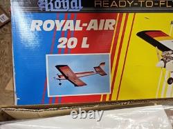 Vintage Royal Royal-air 20L Ready To Fly Series Rc Airplane. Very Rare