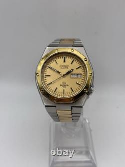 Vintage Seiko Sports 100'Royal Oak' Men's Watch 40mm 7546 7030 VERY RARE 1979