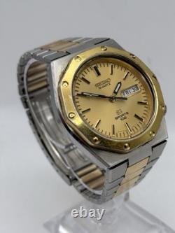 Vintage Seiko Sports 100'Royal Oak' Men's Watch 40mm 7546 7030 VERY RARE 1979