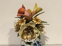 Vintage The Royal Dutch Bouquet Igor Carl Faberge 1980 Enamel Flowers VERY RARE