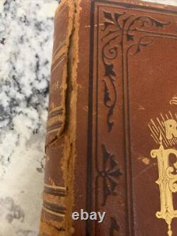 Vintage The Royal Path of Life by T. L. Haines 1881 Leather Very Rare