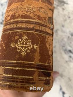 Vintage The Royal Path of Life by T. L. Haines 1881 Leather Very Rare
