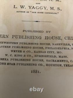Vintage The Royal Path of Life by T. L. Haines 1881 Leather Very Rare