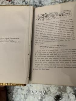 Vintage The Royal Path of Life by T. L. Haines 1881 Leather Very Rare