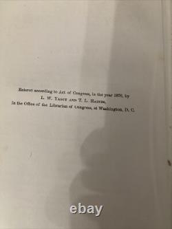 Vintage The Royal Path of Life by T. L. Haines 1881 Leather Very Rare