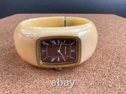 Vintage Very Rare Crown Royal Dynasty Bakelite Watch Not Currently Running
