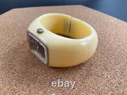 Vintage Very Rare Crown Royal Dynasty Bakelite Watch Not Currently Running