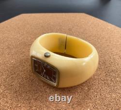 Vintage Very Rare Crown Royal Dynasty Bakelite Watch Not Currently Running