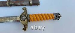 Vintage Very Rare Kingdom Of Bulgaria Royal Officer's Dirk / King Boris