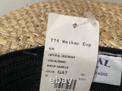 Vintage Walker Cup 2001 Golf Straw Hat Imperial Ocean Forest-New- VERY RARE