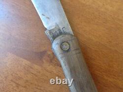 Vtg Very Rare Ww2 Wwii Bulgarian Royal Army Field Trench Folding Pocket Knife