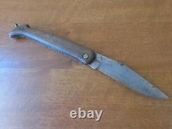 Vtg Very Rare Ww2 Wwii Bulgarian Royal Army Field Trench Folding Pocket Knife