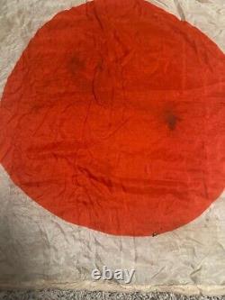 WW II Imperial Japanese Navy PILOT'S BAIL-OUT SURVIVAL FLAG VERY RARE