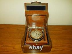 WW II Imperial Japanese Navy SEIKOSHA DECK CHRONOMETER OUTER BOX VERY RARE