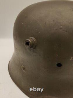 WW1 Imperial German 1916 Austrian Stahlhelm Helmet Original Paint Very Rare WWI