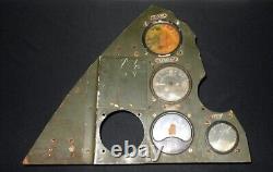 WW2 Imperial Japanese Navy COCKPIT INSTRUMENT PANEL C6N Saiun VERY RARE