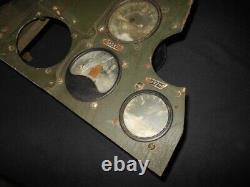 WW2 Imperial Japanese Navy COCKPIT INSTRUMENT PANEL C6N Saiun VERY RARE