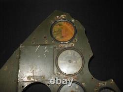 WW2 Imperial Japanese Navy COCKPIT INSTRUMENT PANEL C6N Saiun VERY RARE