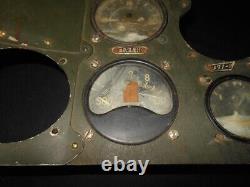 WW2 Imperial Japanese Navy COCKPIT INSTRUMENT PANEL C6N Saiun VERY RARE