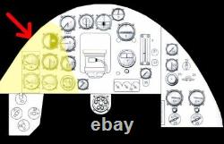WW2 Imperial Japanese Navy COCKPIT INSTRUMENT PANEL C6N Saiun VERY RARE