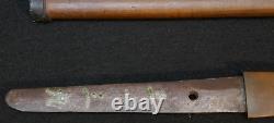 WWII IJA Imperial Japanese Army NCO Sword Katana Last Ditch Mounts Very Rare