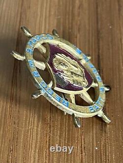 WWII Italian San Marco Royal Navy Regiment Bafile Battalion Badge 10k VERY RARE