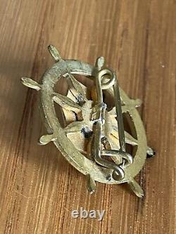 WWII Italian San Marco Royal Navy Regiment Bafile Battalion Badge 10k VERY RARE