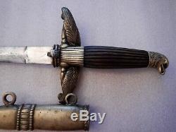 WWII Royal Hungarian Royal Air Force Dagger M1932 Y. Very RARE