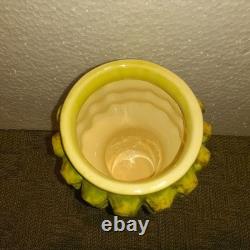 WoW Royal Haeger VERY HTF Vase MCM Raised Nodules & Rare Glaze EXCEPTIONAL Pc