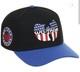 Wu Tang Americana A-Frame SnapBack Hat Lids HD Black/Royal Very Rare
