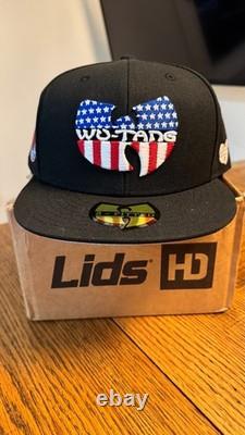 Wu Tang Americana Hat 8 Lids HD Black/Royal Very Rare