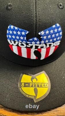 Wu Tang Americana Hat 8 Lids HD Black/Royal Very Rare