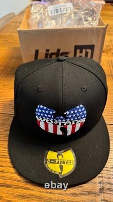 Wu Tang Americana Hat 8 Lids HD Black/Royal Very Rare