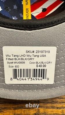 Wu Tang Americana Hat 8 Lids HD Black/Royal Very Rare