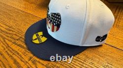 Wu Tang Americana Hat 8 Lids HD Fitted Black/Royal Very Rare
