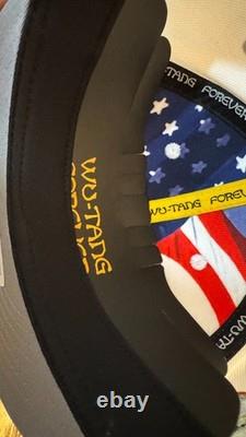 Wu Tang Americana Hat 8 Lids HD Fitted Black/Royal Very Rare