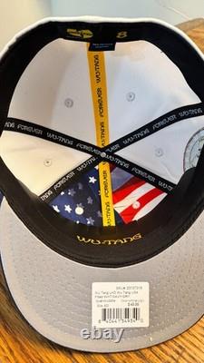 Wu Tang Americana Hat 8 Lids HD Fitted Black/Royal Very Rare