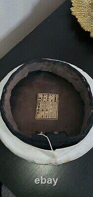Ww2 Japanese Imperial Navy Cap With Cover Very Rare